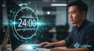 Ảnh đại diện Cách chỉnh 24 giờ trên máy tính