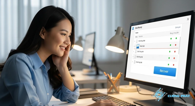 cách khôi phục file đã xóa trên máy tính