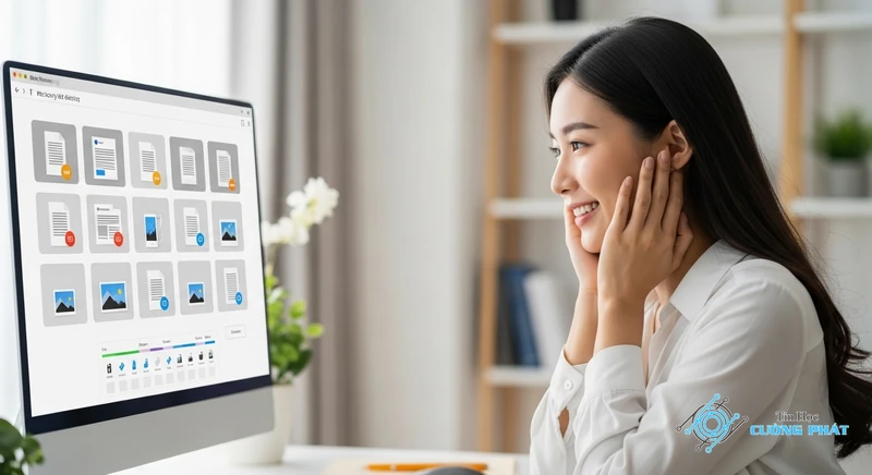 cách khôi phục file đã xóa trên máy tính