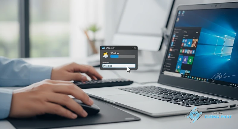 Cách tắt thời tiết Win 10 hình ảnh minh họa chuyên sâu 3