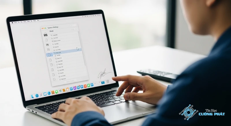 Cách xóa hàng đợi máy in trên máy tính hình ảnh minh họa chuyên sâu 3