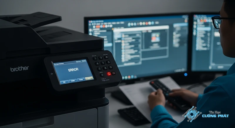 Ảnh đại diện danh sách mã lỗi trên máy in brother