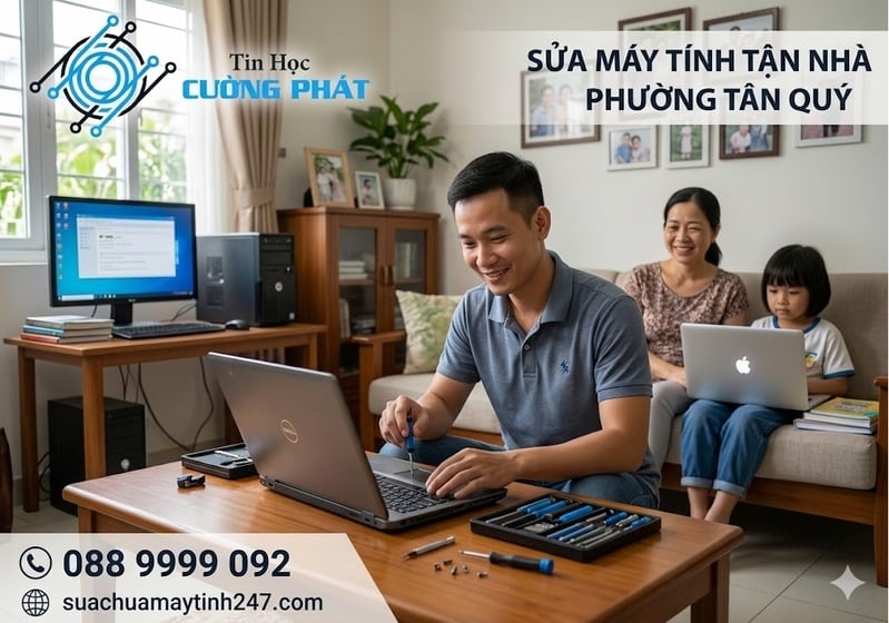 dịch vụ sửa máy tính phường tân quý