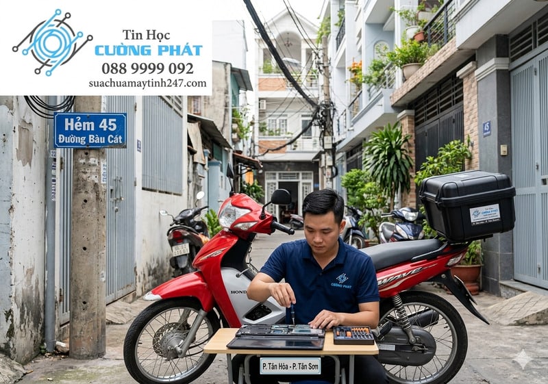 dịch vụ sửa máy tính phường tân sơn