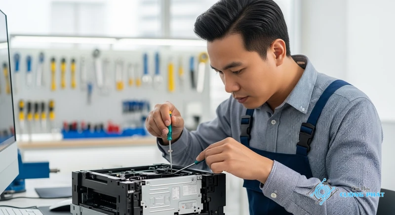 Hướng Dẫn Cách làm sạch Đầu phun HP