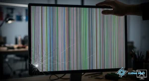 Ảnh đại diện màn hình máy tính bị sọc