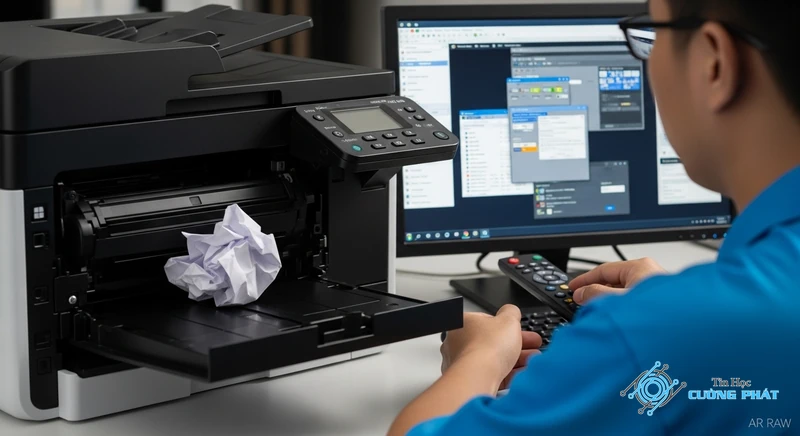 Máy in Canon 2900 bị kẹt giấy hình ảnh minh họa chuyên sâu 1