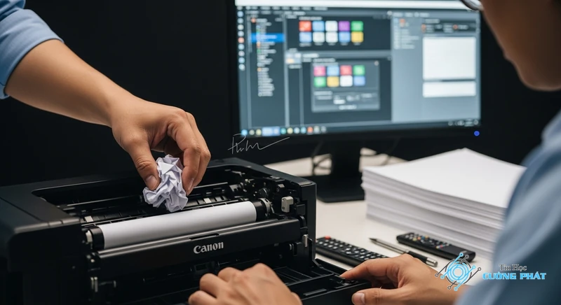 Máy in Canon 2900 bị kẹt giấy hình ảnh minh họa chuyên sâu 2