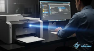 Ảnh đại diện máy in nhận lệnh nhưng không in