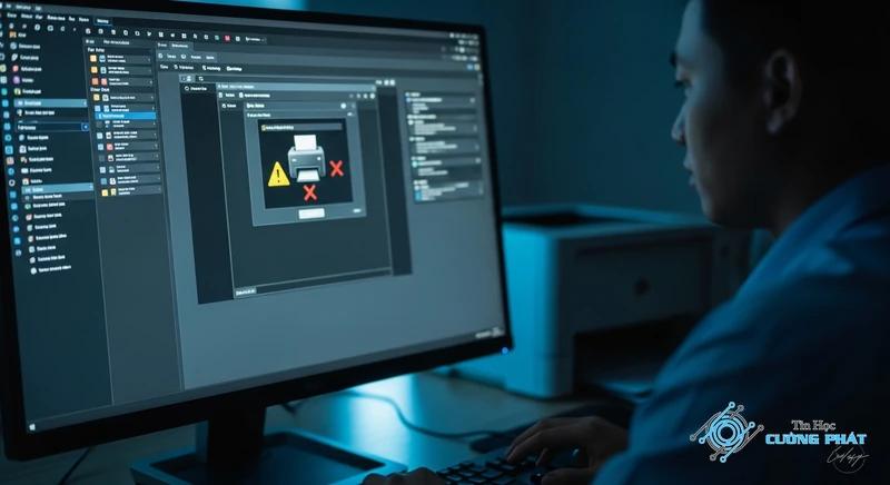 máy in nhận lệnh nhưng không in hình ảnh minh họa chuyên sâu 3