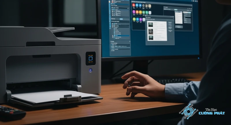 máy in nhận lệnh nhưng không in hình ảnh minh họa chuyên sâu 6
