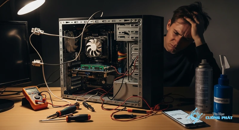 Máy tính mở không lên màn hình hình ảnh minh họa chuyên sâu 4