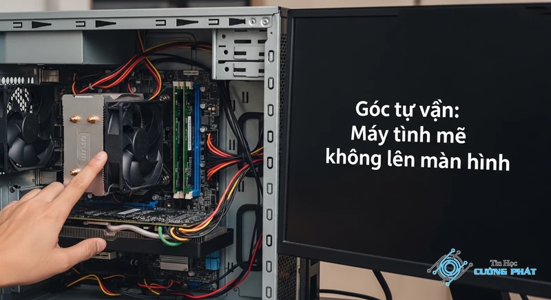 Máy tính mở không lên màn hình hình ảnh minh họa chuyên sâu 5