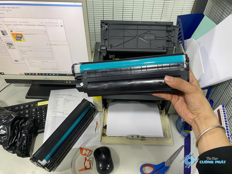 Nạp mực máy in canon 2900 hình ảnh minh họa chuyên sâu 1