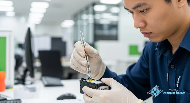 Nạp mực máy in Canon hình ảnh minh họa chuyên sâu 3
