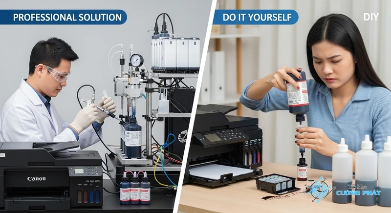 Nạp mực máy in Canon hình ảnh minh họa chuyên sâu 4