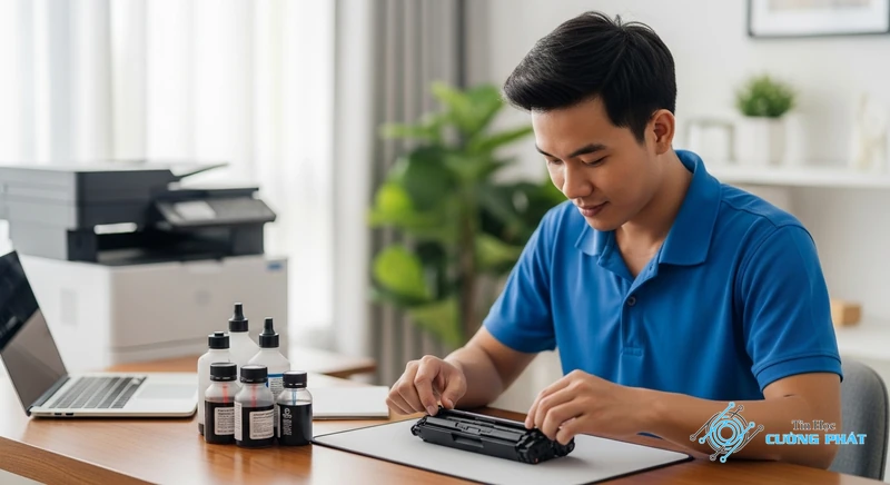 Nạp Mực Máy In Tại Nhà TPHCM