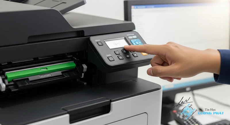 Reset máy in Brother L2701D/L2701DW