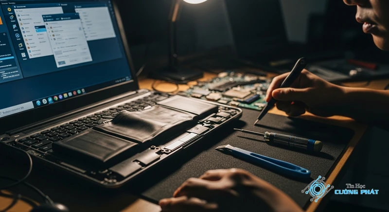 Sửa Máy Tính Bị Chai Pin Hết Bao Nhiêu Tiền hình ảnh minh họa chuyên sâu 2