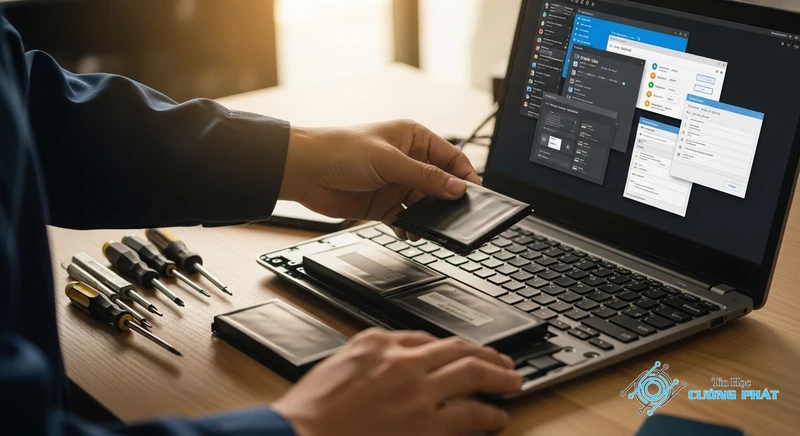 Sửa Máy Tính Bị Chai Pin Hết Bao Nhiêu Tiền hình ảnh minh họa chuyên sâu 4