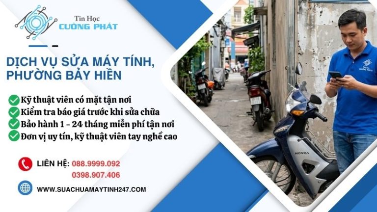 sửa máy tính phường bảy hiền