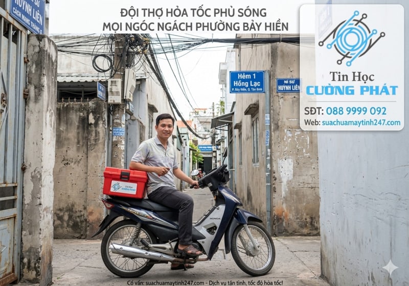 sửa máy tính phường bảy hiền quận tân bình