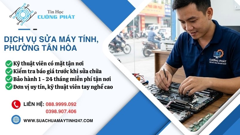 sửa máy tính phường tân hòa