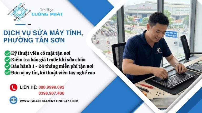 sửa máy tính phường tân sơn
