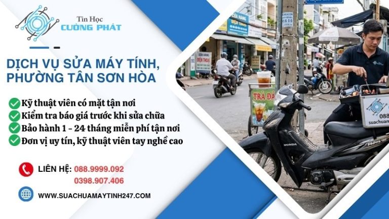 sửa máy tính phường tân sơn hòa