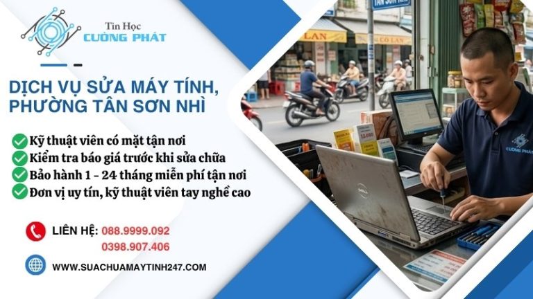 sửa máy tính phường tân sơn nhì