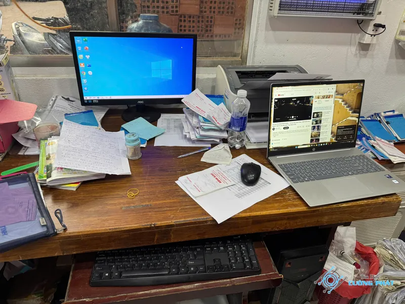 Sửa máy tính tại nhà tphcm hình ảnh thực tế thi công