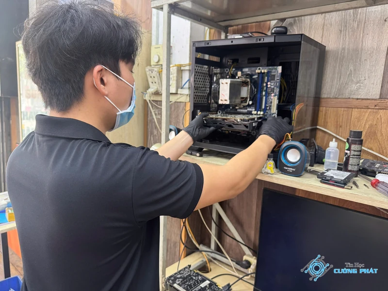 Sửa máy tính tại nhà tphcm hình ảnh thực tế thi công
