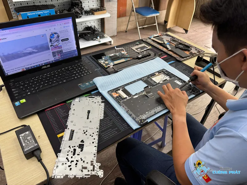 Sửa máy tính tại nhà tphcm hình ảnh thực tế thi công