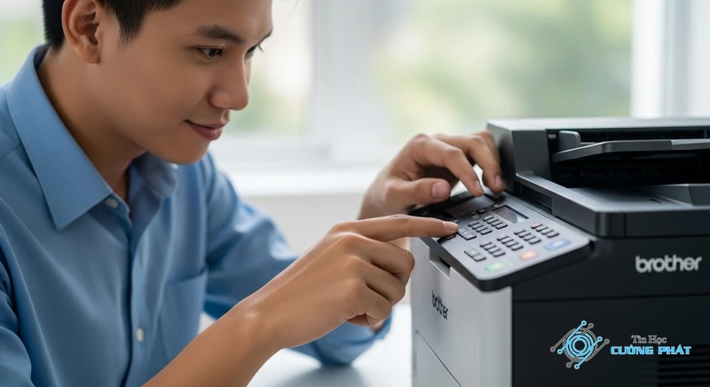 Cách reset mực thải máy in phun brother