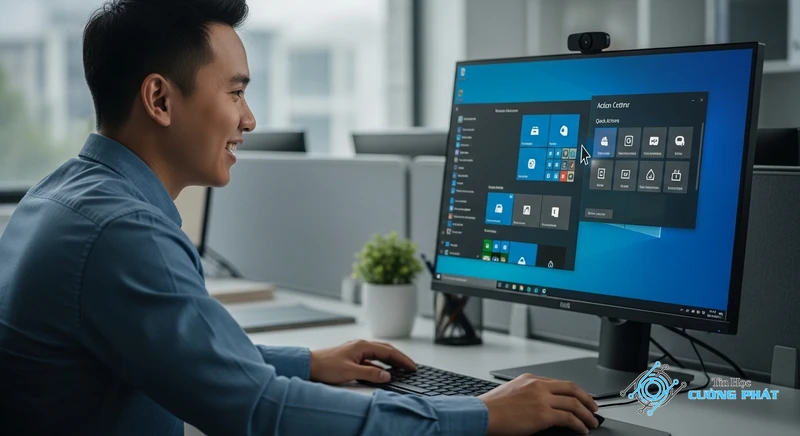 Cách tạo ghi chú trên Action Center cho Windows 10