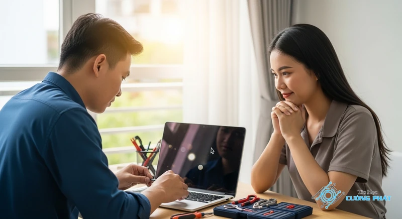 laptop bị đen màn hình chỉ thấy chuột