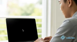 Ảnh đại diện laptop bị đen màn hình chỉ thấy chuột