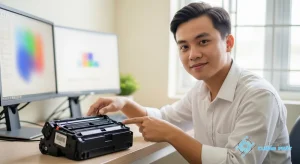 máy in báo lỗi đèn đỏ