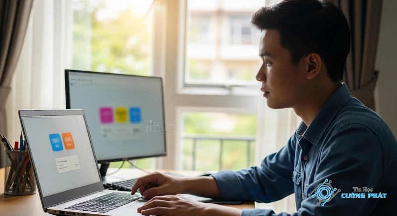 máy tính bị đơ màn hình không tắt được
