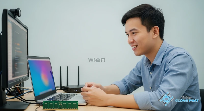 máy tính có mạng nhưng không vào được web