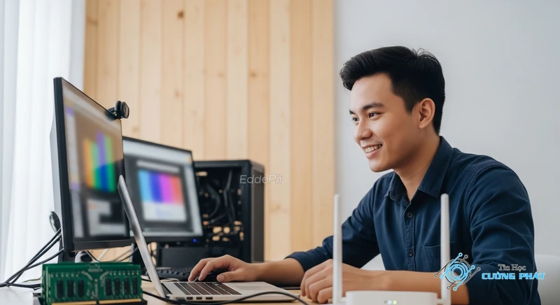 máy tính có mạng nhưng không vào được web