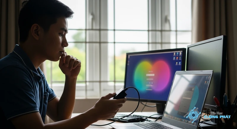 máy tính không nhận ổ cứng ngoài