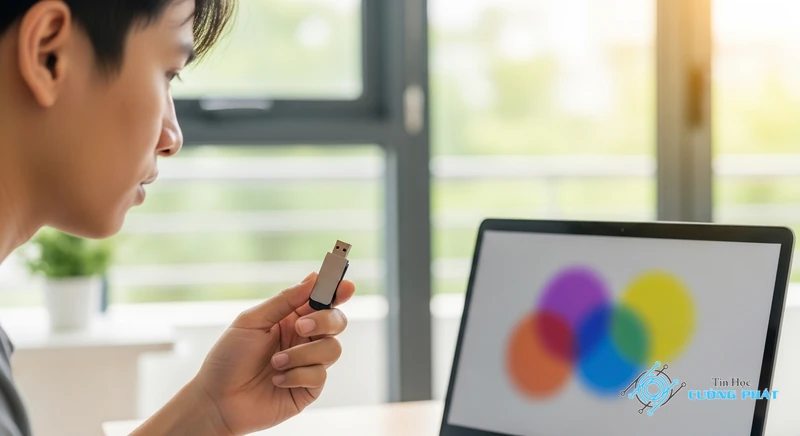 máy tính không nhận usb