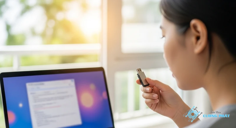 máy tính không nhận usb