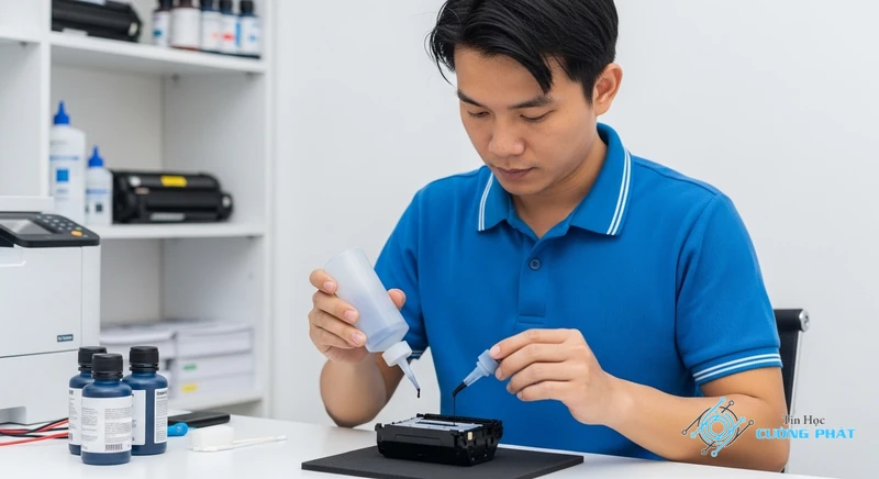 Nạp Mực Máy In quận phú nhuận
