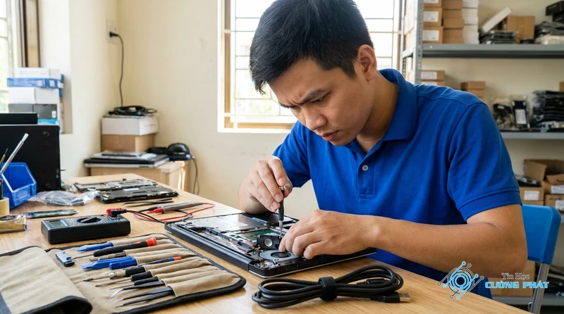 Cửa hàng sửa loa laptop bị rè Tân Phú
