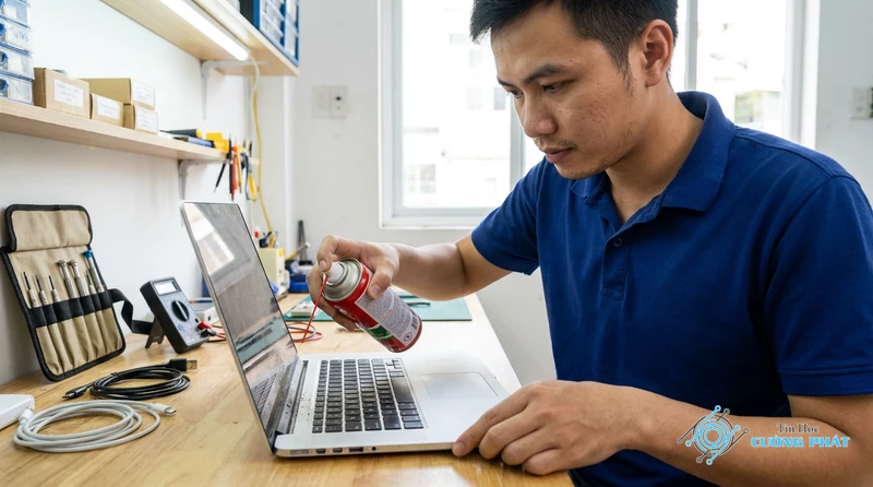 Cửa hàng sửa loa laptop bị rè Tân Phú