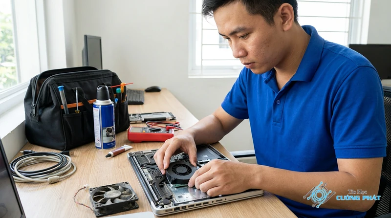 Cửa hàng sửa lỗi quạt tản nhiệt laptop kêu to