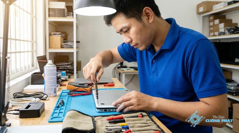 Cửa hàng thay pin laptop đường Lũy Bán Bích