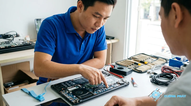Địa chỉ sửa laptop mất nguồn